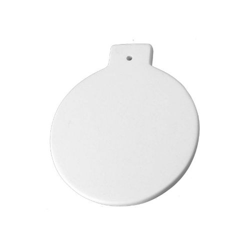 Picture of Ceramic Bisque Flat Ball Ornament 12pc