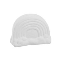 Picture of Ceramic Bisque Rainbow Bank 6pc