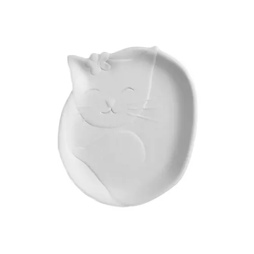 Picture of Ceramic Bisque Kitten Dish 12pc