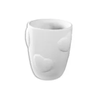 Picture of Ceramic Bisque Heart Cup 8oz 12pc