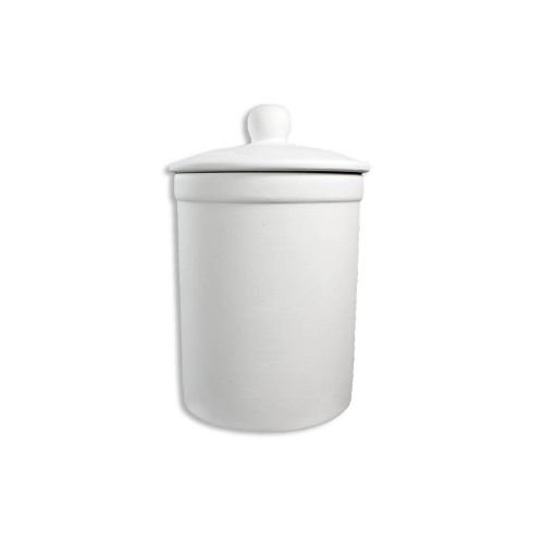 Picture of Ceramic Bisque Small Cannister with Seal 4pc