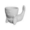 Picture of Ceramic Bisque Pearl the Mermaid Planter 6pc