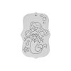 Picture of Ceramic Bisque Hand Detailed Mermaid Party Ornament 12pc