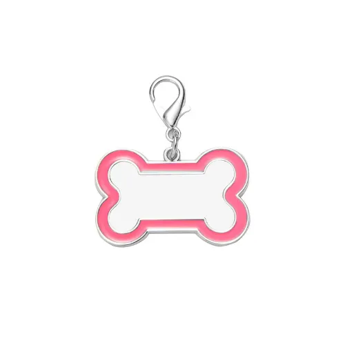 Picture of Sublimation Dog Tag - Pink Edge