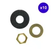 Picture of Quartz Clock Movement Nut and Washers 10pk