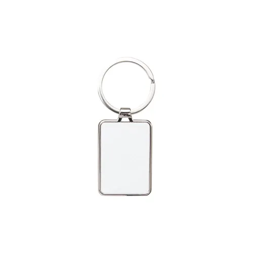 Picture of Sublimation Silver Metal Keyring - Rectangle