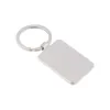 Picture of Sublimation Silver Metal Keyring - Rectangle
