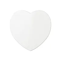 Picture of Sublimation White Polymer Fridge Magnet - Heart 9.5cm