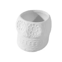 Picture of Ceramic Bisque Day of the Dead Planter 6pc