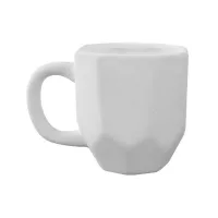 Picture of Ceramic Bisque Faceted Mug 6pc