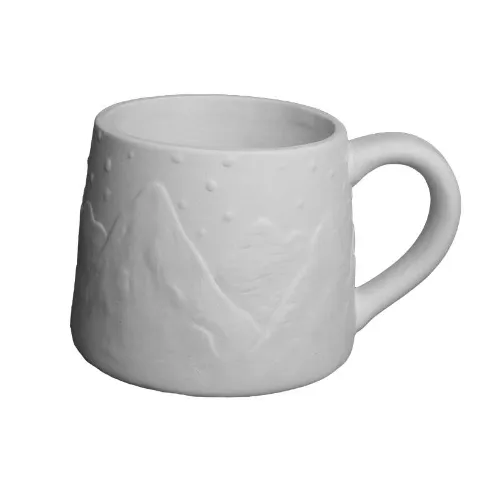 Picture of Ceramic Bisque Snow Capped Mug 6pc