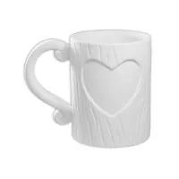 Picture of Ceramic Bisque Sweetheart Mug 4pc
