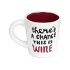 Picture of Ceramic Bisque There's a Chance This is Wine Mug 6pc