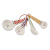 Picture of Ceramic Bisque Measuring Spoon Set 6pc