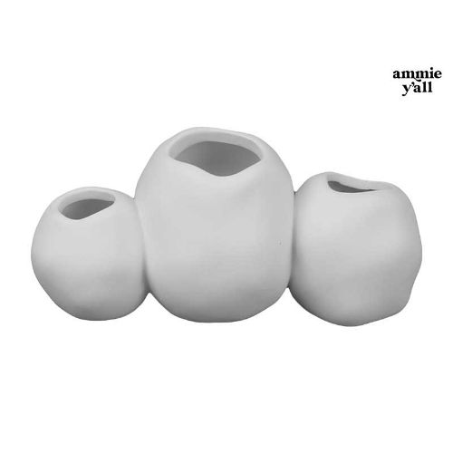 Picture of Ceramic Bisque Schuyler Cluster Vase 4pc