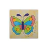 Picture of Ceramic Bisque Butterfly Party Tile 12pc