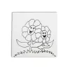 Picture of Ceramic Bisque Mummy and Me Flower Party Tile 12pc
