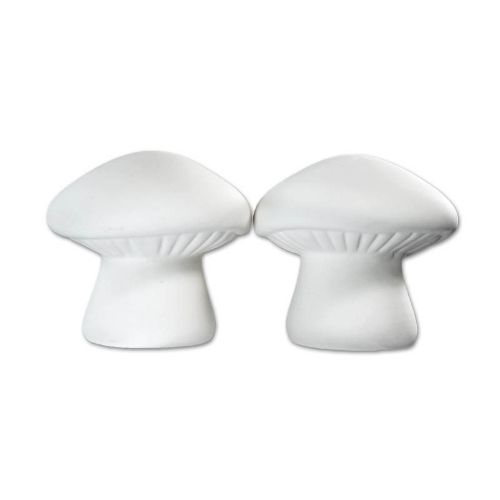 Picture of Ceramic Bisque Mushroom Salt and Pepper Set 6pc
