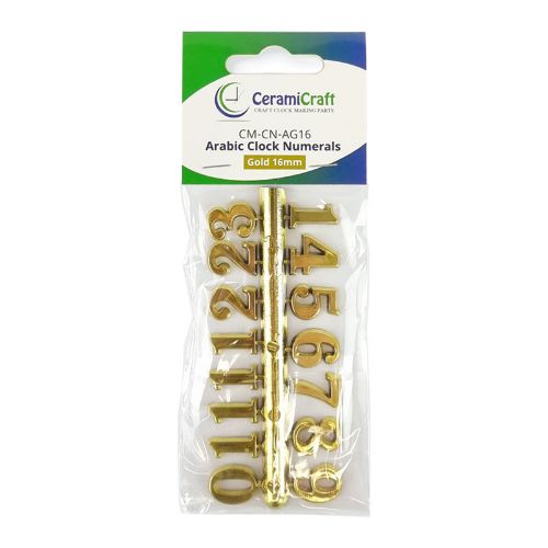Picture of Arabic Clock Numerals - Gold 16mm