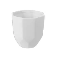 Picture of Ceramic Bisque Small Faceted Planter 4pc