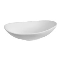Picture of Ceramic Bisque Large Organic Oval Plate 8pc