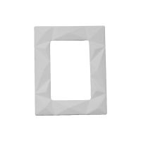 Picture of Ceramic Bisque Faceted Frame 4pc