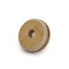 Picture of Sublimation Libbey Tumbler Frosted Glass Bamboo Lid 460ml & Straw
