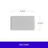 Picture of Sublimation White Aluminium Fridge Magnet - Rectangle
