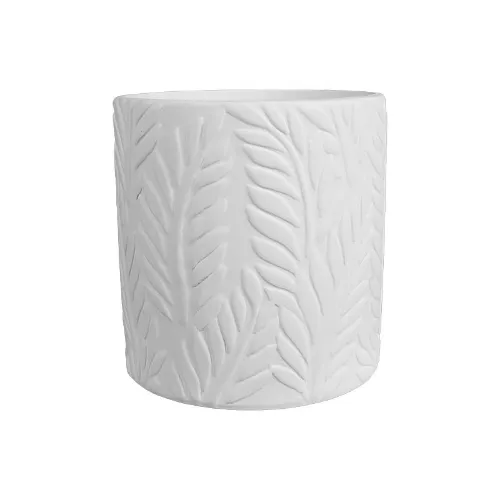 Picture of Ceramic Bisque Tropical Fern Planter 4pc