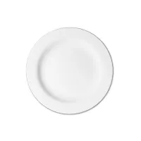 Picture of Ceramic Bisque Rimmed Dessert Plate 12pc