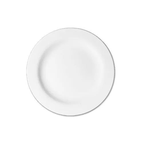 Picture of Ceramic Bisque Rimmed Dessert Plate 12pc
