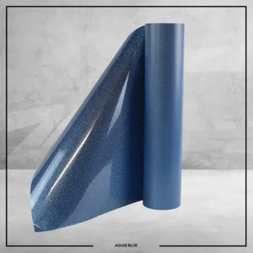 Picture of Heat Transfer Vinyl Glitter Flex Ultra - Blue