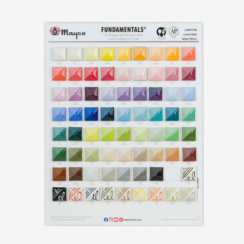 Picture of Fundamentals® Underglaze  Low-Fire Chip Board