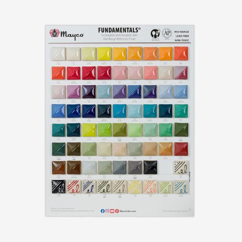 Picture of Fundamentals Underglaze  Mid-Range Chip Board