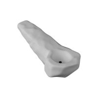 Picture of Ceramic Bisque Decorative Whittled Pipe 6pc