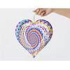 Picture of Sublimation Aluminium Wind Spinner Double Sided Heart 20cm