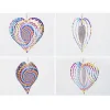 Picture of Sublimation Aluminium Wind Spinner Double Sided Heart 20cm