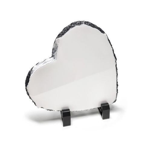 Picture of Sublimation Rock Photo Slate Heart 15cm