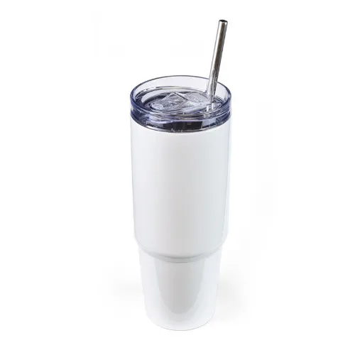 Picture of Sublimation Travel Tumbler Stainless Steel 30oz - White
