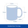 Picture of Permasub Sublimation White Mug 11oz - Black Inner