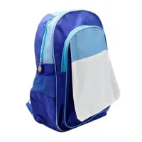 Picture of Sublimation Schoolbag Backpack Blue