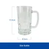 Picture of Sublimation Glass Beer Stein Mug 590ml (20oz)