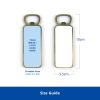 Picture of Sublimation Bottle Opener Fridge Magnet Rectangle