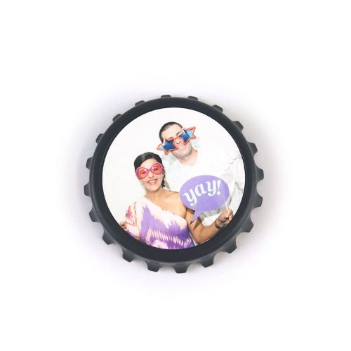 Picture of Sublimation Bottle Opener Fridge Magnet Round