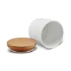 Picture of Sublimation Ceramic Bamboo Lid Canister and Candle Jar