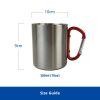 Picture of Sublimation Outdoor Coffee Mug with Carabiner Handle