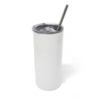 Picture of Permasub Sublimation Stainless Steel Skinny Tumbler 16oz White