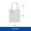 Picture of Sublimation Polyester Canvas Promo Shoulder Bag 30cm x 36cm
