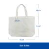 Picture of Sublimation Polyester Canvas Tote Bag - Large 45cm x 33cm