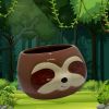 Picture of Ceramic Bisque CCX4001 Sloth Planter 6pc